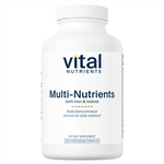 Vital Nutrients Multi-Nutrients w/Iron & Iodine 180 caps