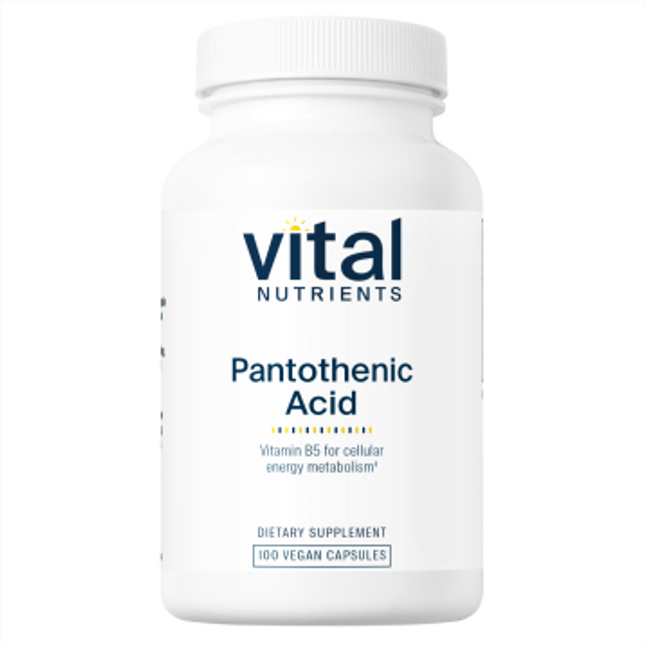Vital Nutrients Pantothenic Acid 500 mg 100 caps