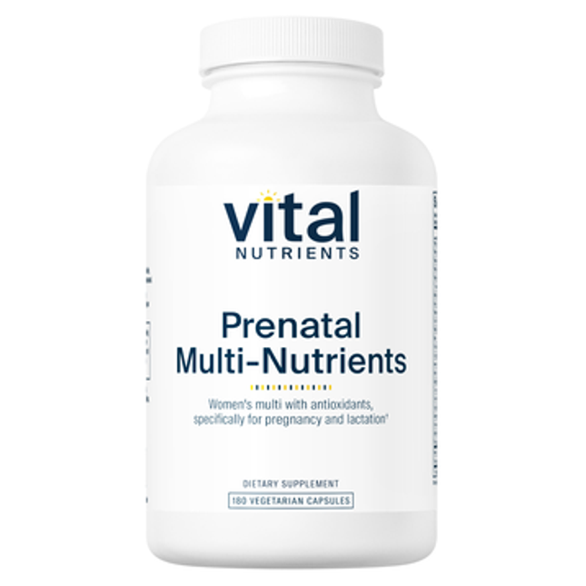 Vital Nutrients PreNatal Multi-Nutrients 180 caps