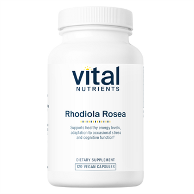 Vital Nutrients Rhodiola rosea 3% 120 vegcaps