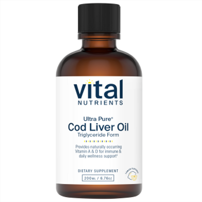 Vital Nutrients Norwegian Cod Liver Oil 200 ml