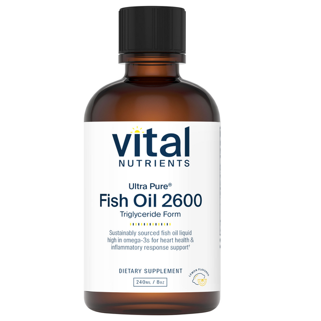 Vital Nutrients Ultra Pure Fish Oil 2600 8 oz / 240 ml