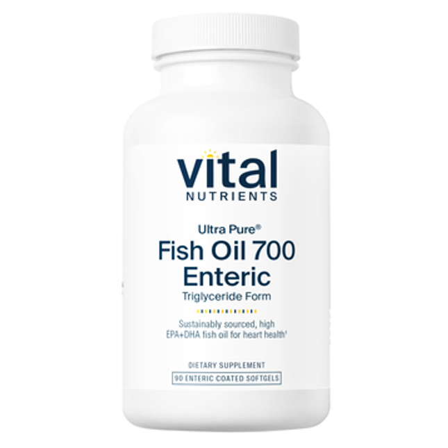Vital Nutrients Ultra Pure Fish Oil 700 Enteric 90 caps