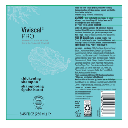Viviscal Pro Thickening Shampoo 8.45 fl oz