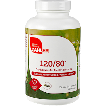 Advanced Nutrition by Zahler 120/80 Blood Pressure 180 caps