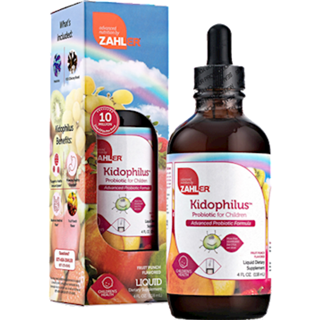 Advanced Nutrition by Zahler Kidophilus-Fruit Punch 4 fl oz