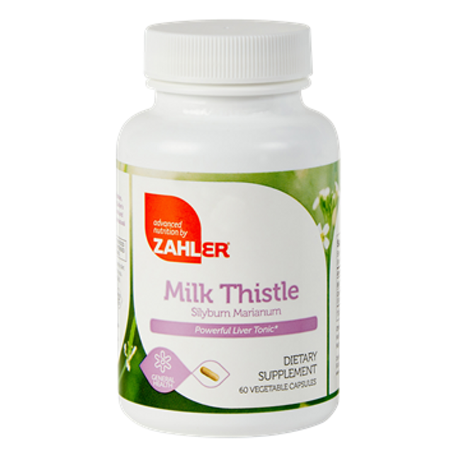 Advanced Nutrition by Zahler Milk Thistle 60 caps