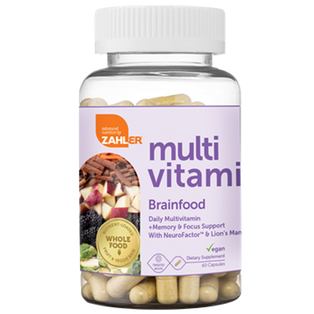 Advanced Nutrition by Zahler Multivitamin Brainfood 60 caps