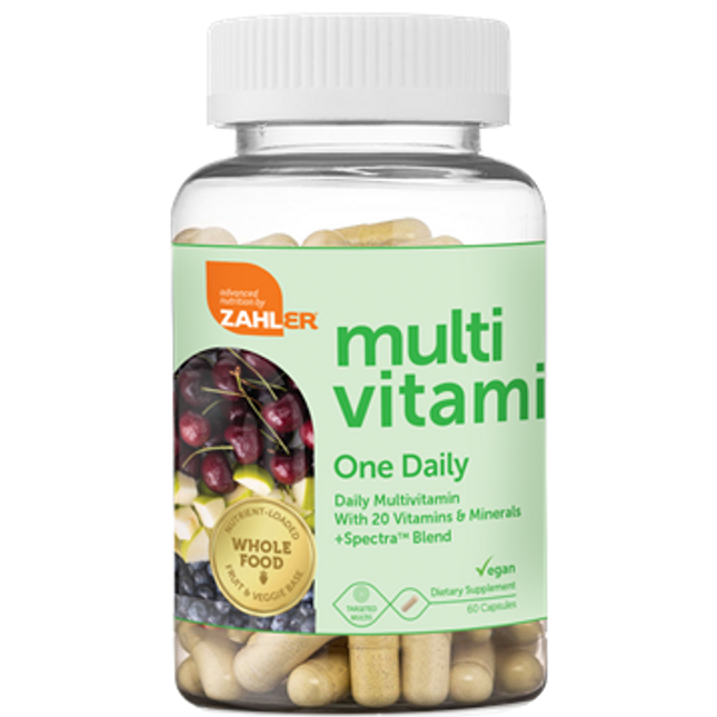 Advanced Nutrition by Zahler Multivitamin One Daily 60 caps