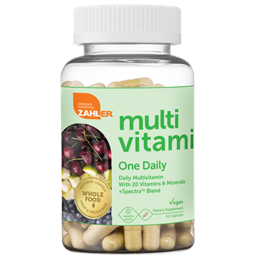 Advanced Nutrition by Zahler Multivitamin One Daily 60 caps