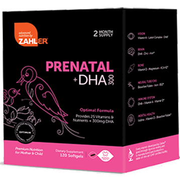 Advanced Nutrition by Zahler Prenatal +DHA Optimal 120 softgels