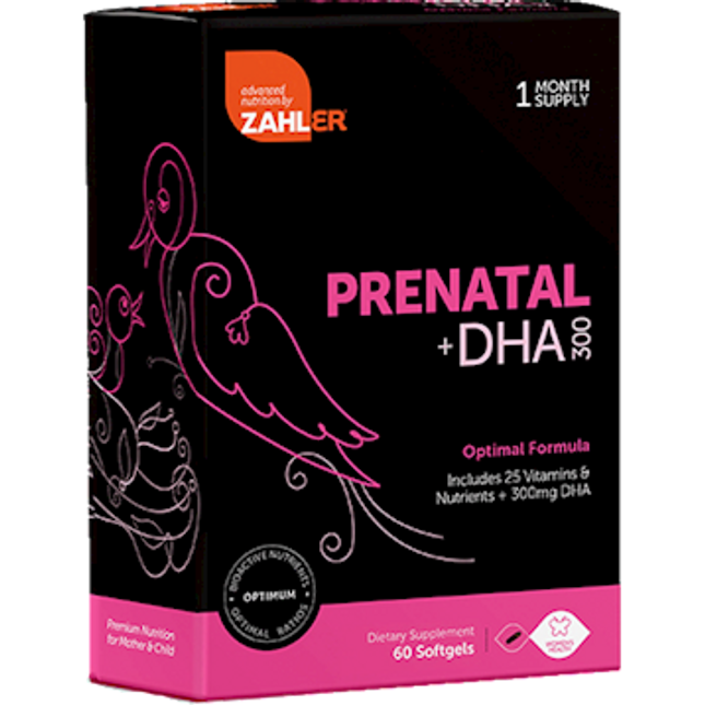 Advanced Nutrition by Zahler Prenatal +DHA Optimal 60 softgels