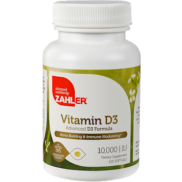Advanced Nutrition by Zahler Vitamin D 10,000 IU 120 softgels