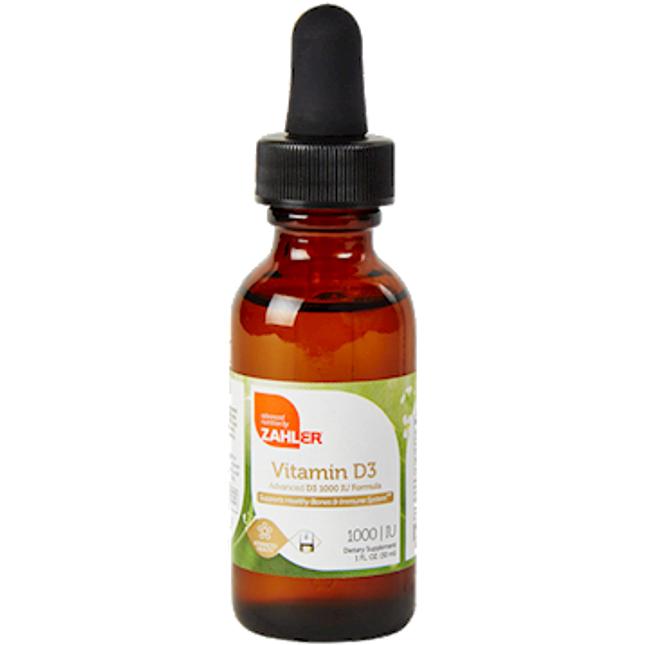 Advanced Nutrition by Zahler Vitamin D3 1000 IU Liquid 1 fl oz