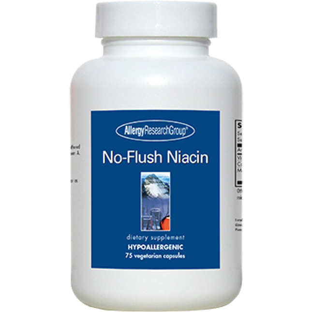 Allergy Research Group NoFlush Niacin 430 mg 75 caps