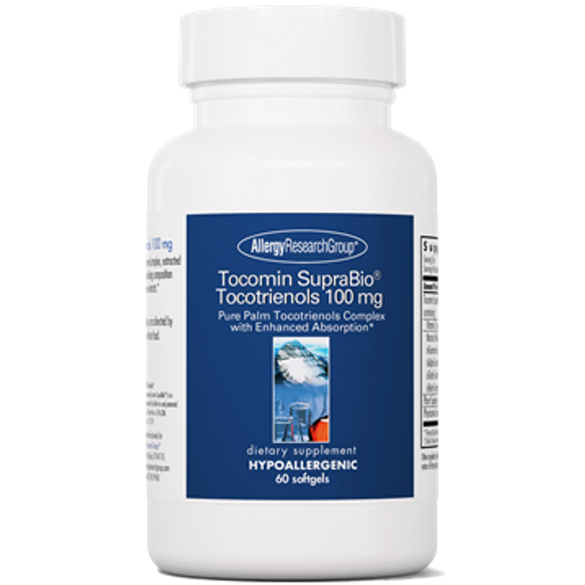 Allergy Research Group Tocomin SupraBio Toco 100mg 60 gels