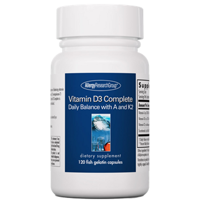 Allergy Research Group Vitamin D3 Complete 120 gelcap