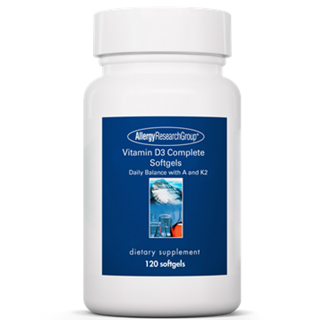 Allergy Research Group Vitamin D3 Complete 120 softgels