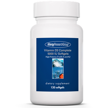 Allergy Research Group Vitamin D3 Complete 5000 IU 120 softgels