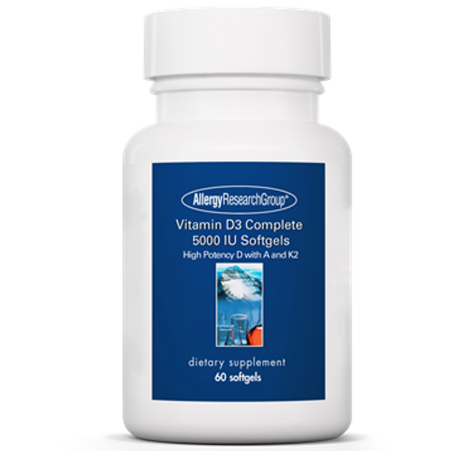 Allergy Research Group Vitamin D3 Complete 5000 IU 60 softgels