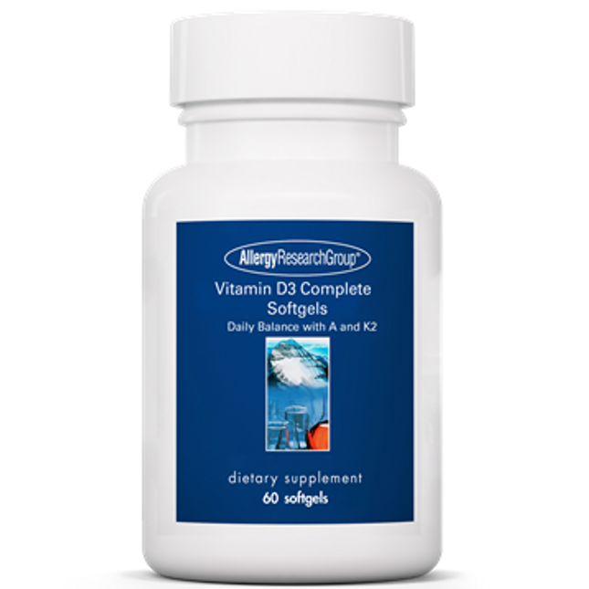 Allergy Research Group Vitamin D3 Complete 60 softgels