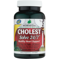 American BioSciences CHOLESTSolve 24/7 120 tabs