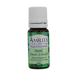Amrita Aromatherapy Basil (Sweet) Ess. Oil 1/3oz (