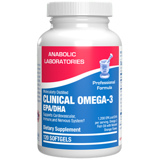Anabolic Laboratories Clinical Omega-3 EPA/DHA 120 softgels