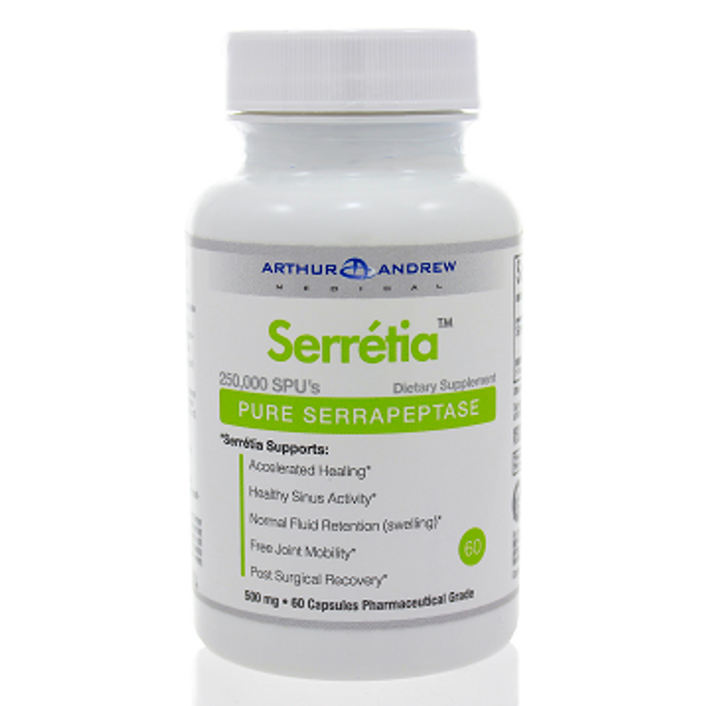 Arthur Andrew Medical Serretia (form. Serracel) 60 caps
