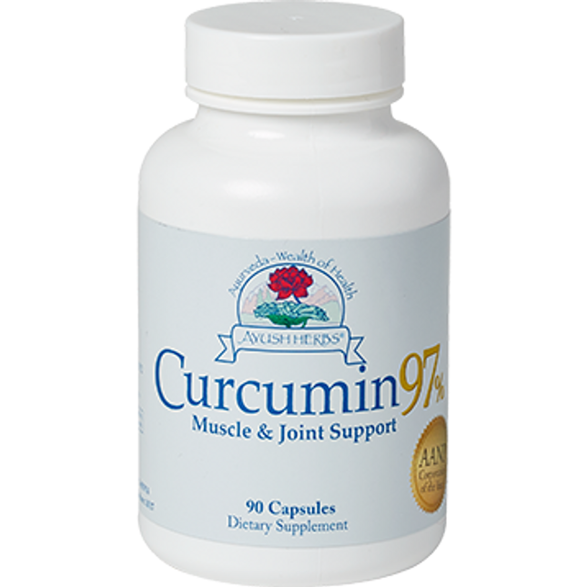Ayush Herbs Curcumin 97% 90 vcaps