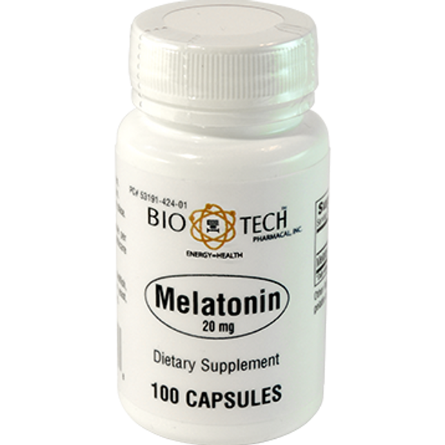 Bio-Tech Melatonin 20 mg 100 caps
