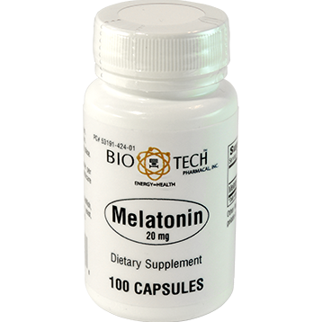 Bio-Tech Melatonin 20 mg 100 caps