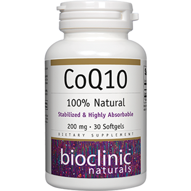 Bioclinic Naturals CoQ10 200 mg 30 gels