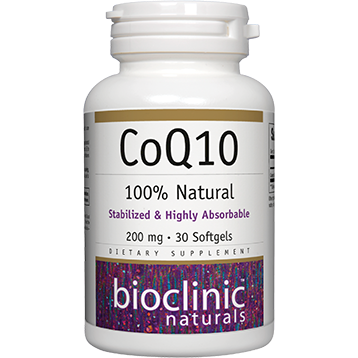 Bioclinic Naturals CoQ10 200 mg 30 gels
