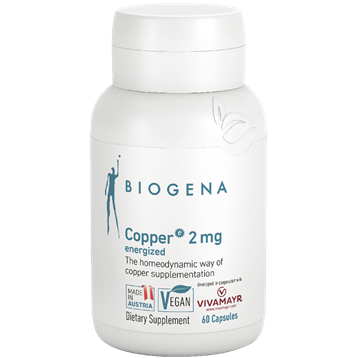 Biogena Copper 2 mg energized 60 vegcaps