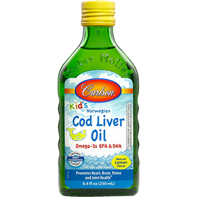 Carlson Labs Carlson Kids Cod Liver Oil Lemon 250 ml