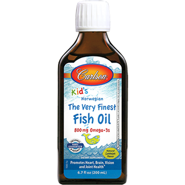 Carlson Labs Carlson for Kids Fish Oil Lemon 200 ml