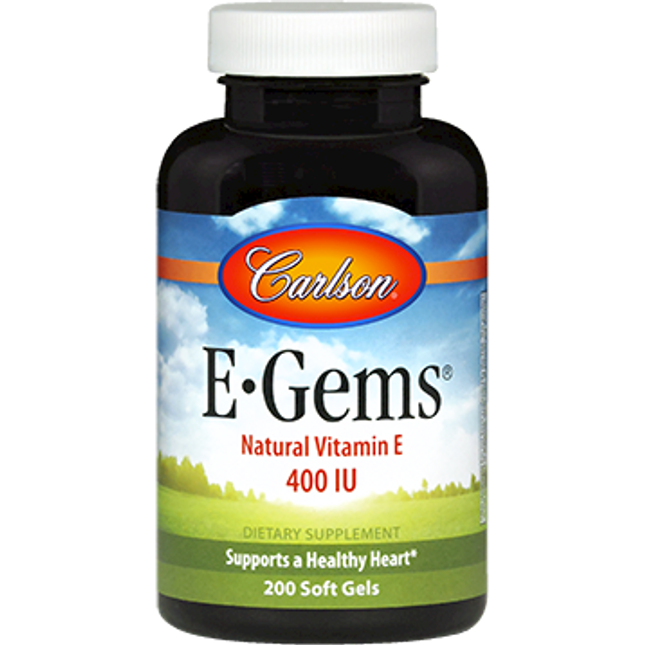 Carlson Labs E-Gems 400 IU 200 gels