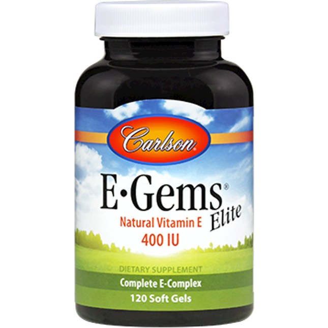 Carlson Labs E Gems Elite 400 IU 120 gels
