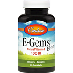 Carlson Labs E-Gems Elite 670 mg 60 gels