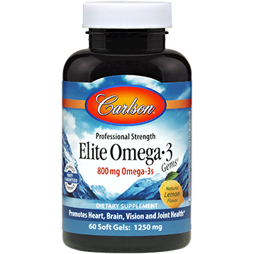 Carlson Labs Elite Omega 3 Gems 60 softgels