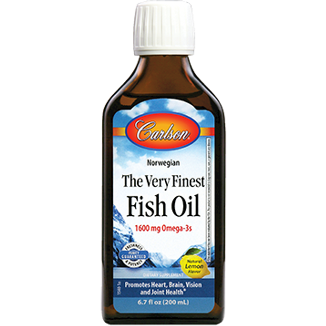 Carlson Labs Finest Fish Oil Omega 3 200 ml