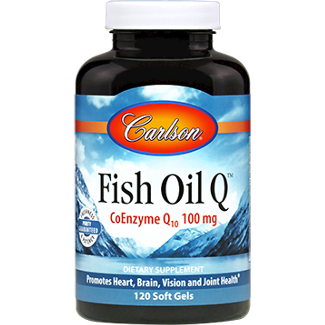 Carlson Labs Fish Oil Q 120 softgels