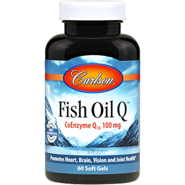 Carlson Labs Fish Oil Q 60 softgels