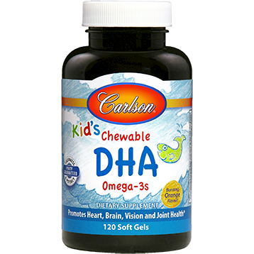 Carlson Labs Kids Chewable DHA Omega-3s 120 softgels