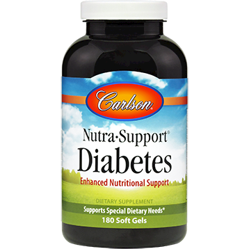 Carlson Labs NutraSupport Diabetes 180 gels