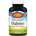 Carlson Labs NutraSupport Diabetes 60 gels