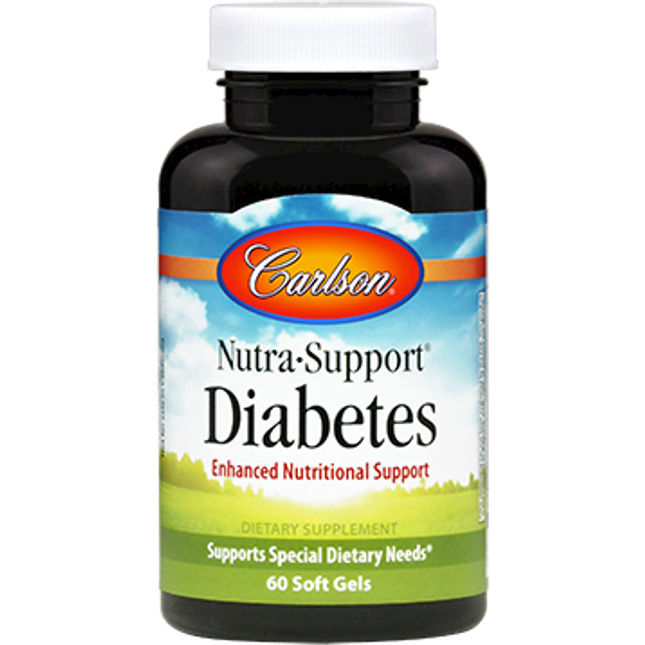 Carlson Labs NutraSupport Diabetes 60 gels