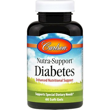 Carlson Labs NutraSupport Diabetes 60 gels
