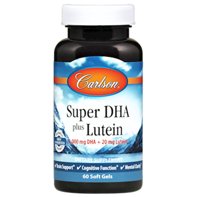 Carlson Labs Super DHA & Lutein 60 softgels